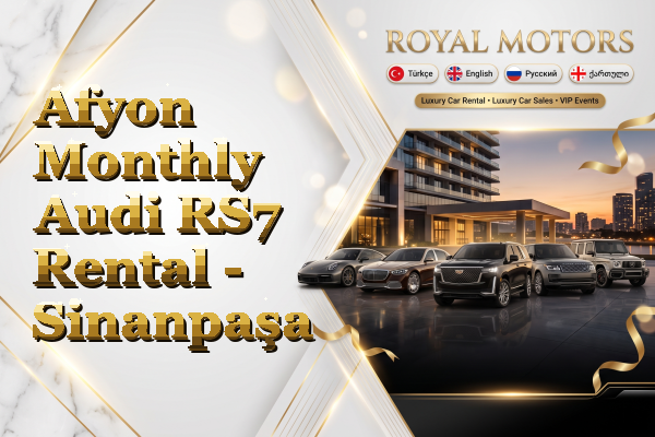 Afyon Monthly Audi RS7 Rental - Sinanpaşa