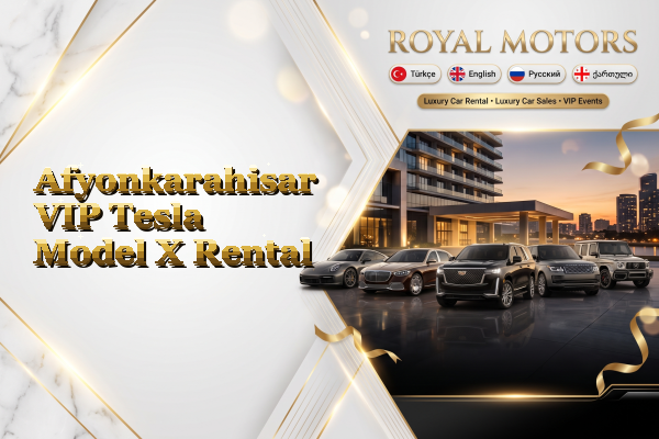 Afyonkarahisar VIP Tesla Model X Rental