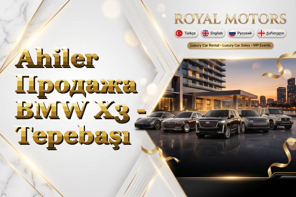 Ahiler Продажа BMW X3 - Tepebaşı