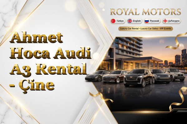 Ahmet Hoca Audi A3 Rental - Çine