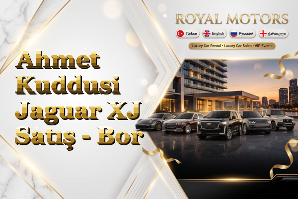 Ahmet Kuddusi Jaguar XJ Satış - Bor