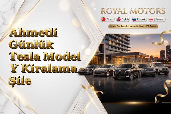 Ahmetli Günlük Tesla Model Y Kiralama - Şile