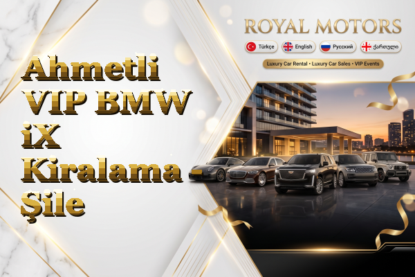 Ahmetli VIP BMW iX Kiralama - Şile