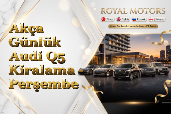 Akça Günlük Audi Q5 Kiralama - Perşembe