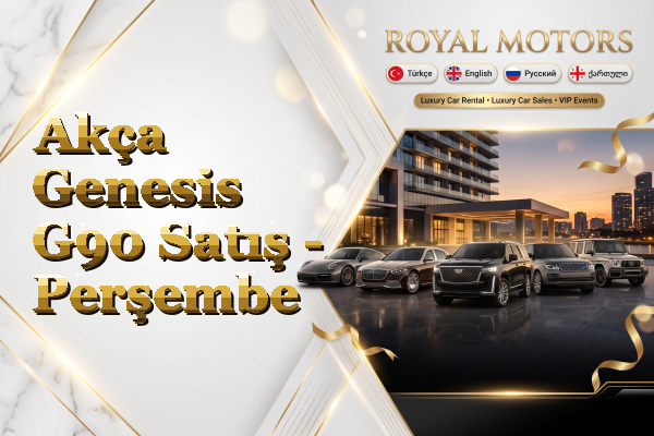 Akça Genesis G90 Satış - Perşembe