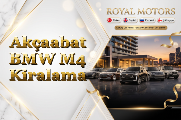 Akçaabat BMW M4 Kiralama
