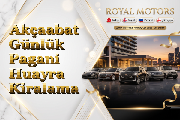 Akçaabat Günlük Pagani Huayra Kiralama