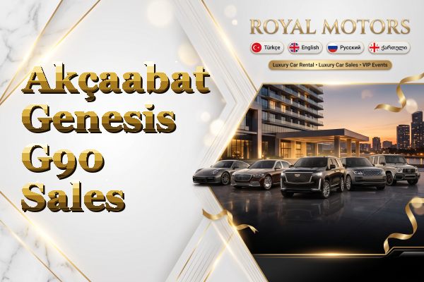 Akçaabat Genesis G90 Sales