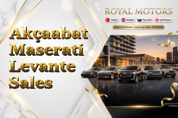 Akçaabat Maserati Levante Sales