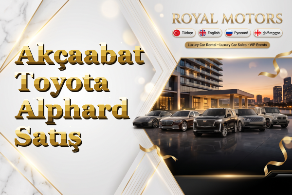 Akçaabat Toyota Alphard Satış