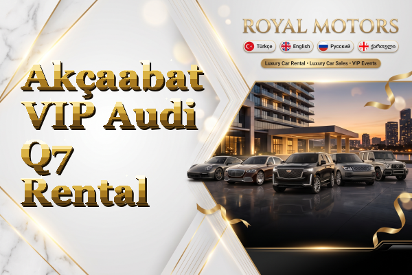 Akçaabat VIP Audi Q7 Rental