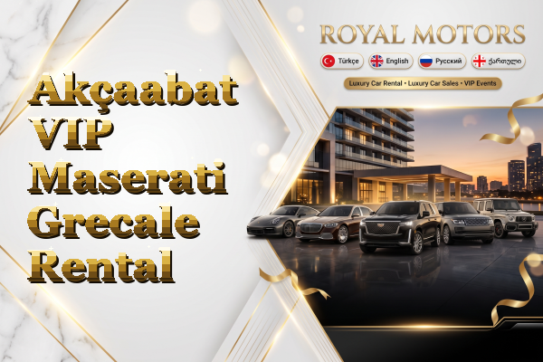 Akçaabat VIP Maserati Grecale Rental
