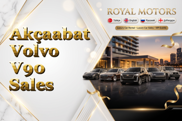 Akçaabat Volvo V90 Sales