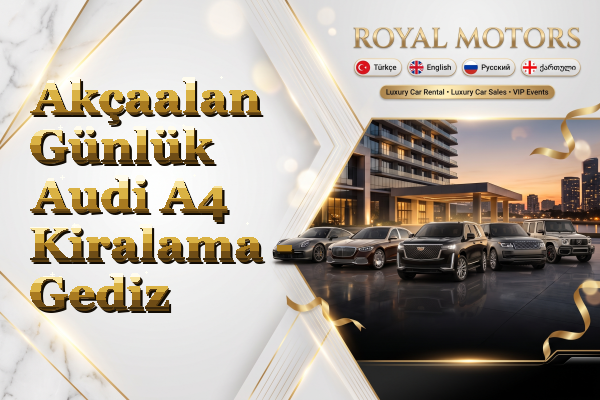 Akçaalan Günlük Audi A4 Kiralama - Gediz