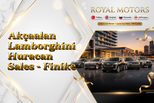 Akçaalan Lamborghini Huracan Sales - Finike