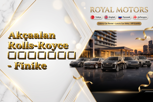 Akçaalan Rolls-Royce გაყიდვა - Finike