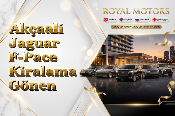 Akçaali Jaguar F-Pace Kiralama - Gönen