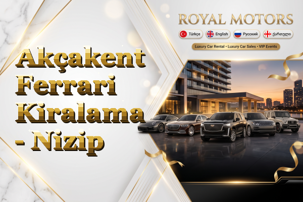 Akçakent Ferrari Kiralama - Nizip