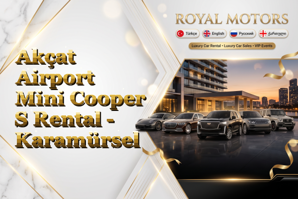 Akçat Airport Mini Cooper S Rental - Karamürsel