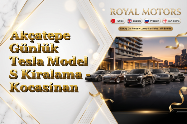 Akçatepe Günlük Tesla Model S Kiralama - Kocasinan