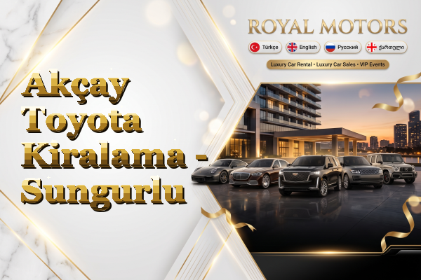 Akçay Toyota Kiralama - Sungurlu