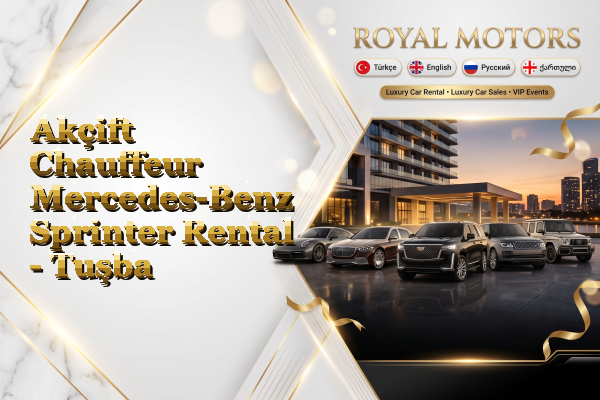 Akçift Chauffeur Mercedes-Benz Sprinter Rental - Tuşba