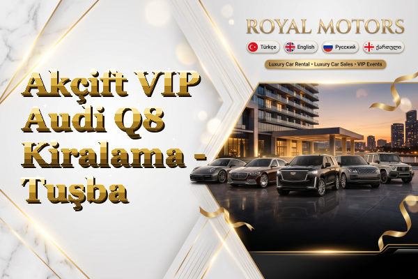 Akçift VIP Audi Q8 Kiralama - Tuşba