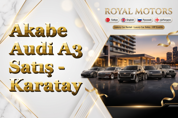 Akabe Audi A3 Satış - Karatay