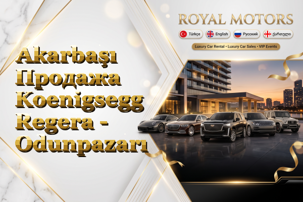 Akarbaşı Продажа Koenigsegg Regera - Odunpazarı
