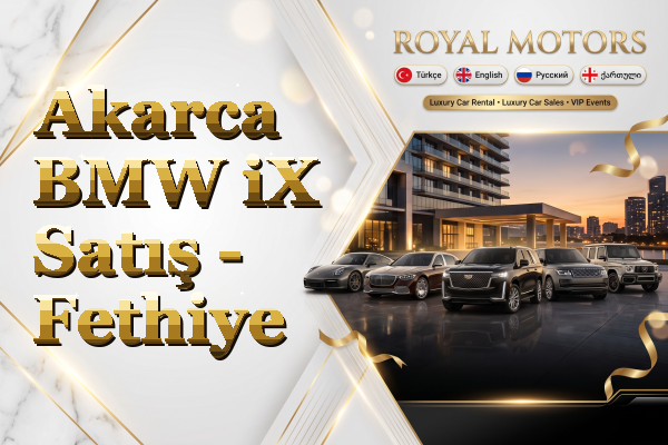Akarca BMW iX Satış - Fethiye