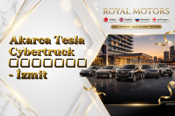 Akarca Tesla Cybertruck გაყიდვა - İzmit
