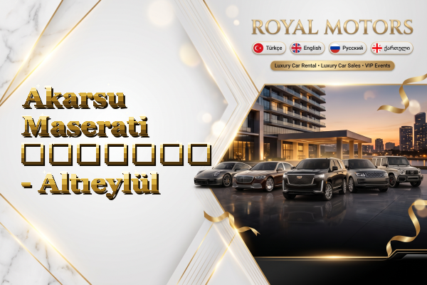 Akarsu Maserati გაყიდვა - Altıeylül