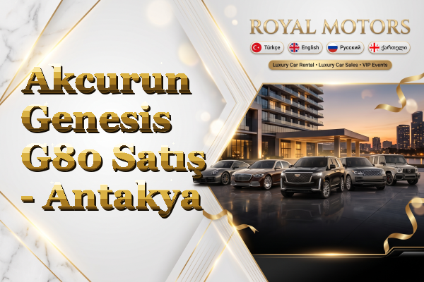 Akcurun Genesis G80 Satış - Antakya