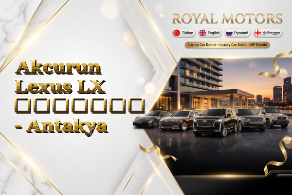 Akcurun Lexus LX გაყიდვა - Antakya
