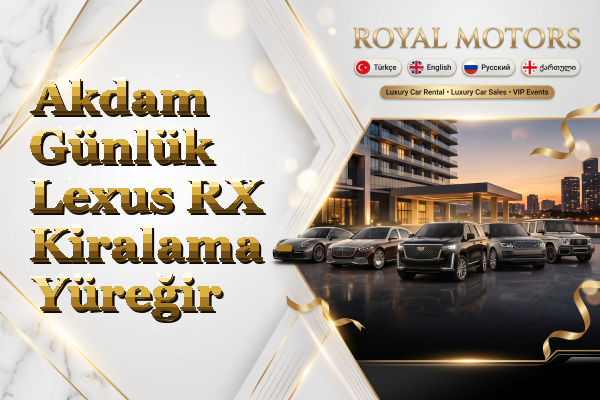 Akdam Günlük Lexus RX Kiralama - Yüreğir