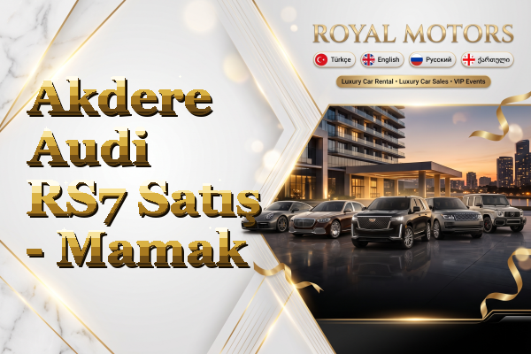 Akdere Audi RS7 Satış - Mamak