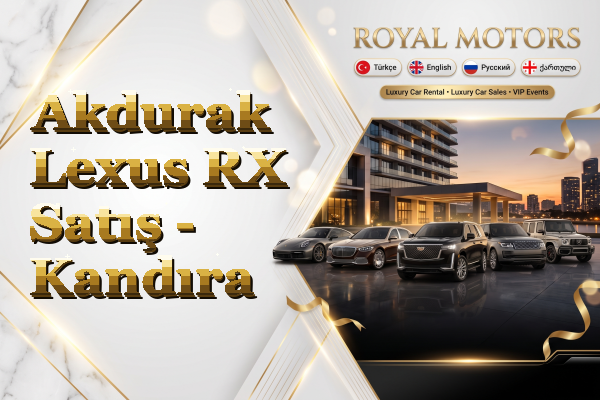 Akdurak Lexus RX Satış - Kandıra