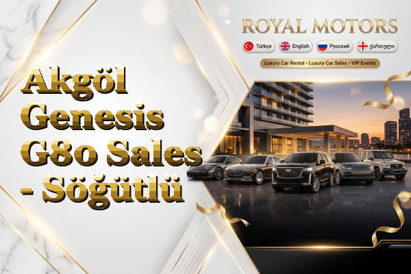 Akgöl Genesis G80 Sales - Söğütlü