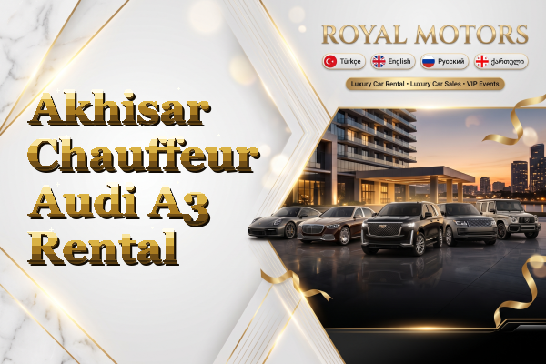 Akhisar Chauffeur Audi A3 Rental
