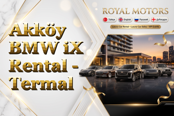 Akköy BMW iX Rental - Termal
