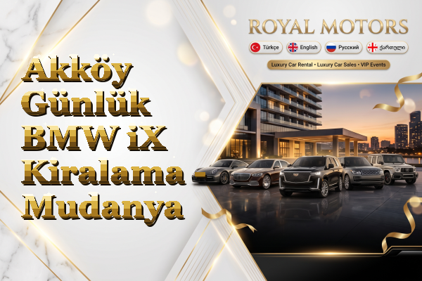 Akköy Günlük BMW iX Kiralama - Mudanya