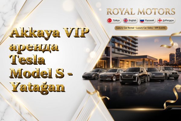Akkaya VIP аренда Tesla Model S - Yatağan