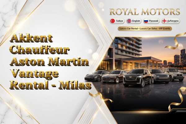 Akkent Chauffeur Aston Martin Vantage Rental - Milas