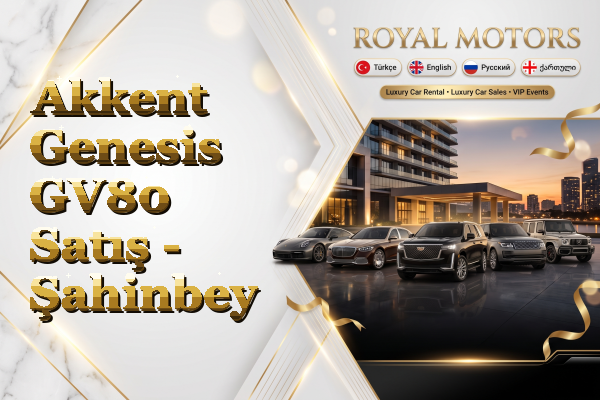 Akkent Genesis GV80 Satış - Şahinbey