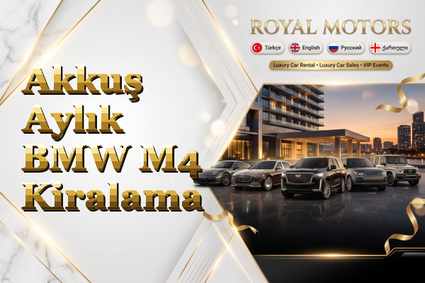 Akkuş Aylık BMW M4 Kiralama