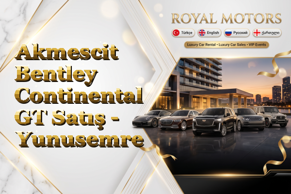 Akmescit Bentley Continental GT Satış - Yunusemre