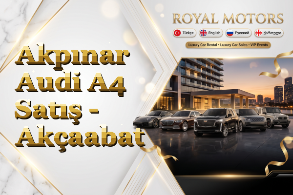 Akpınar Audi A4 Satış - Akçaabat