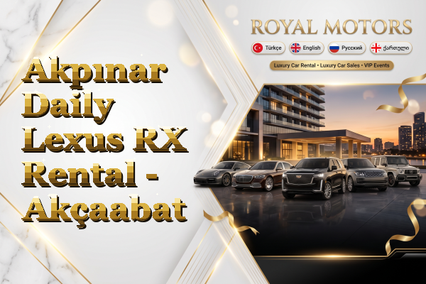 Akpınar Daily Lexus RX Rental - Akçaabat