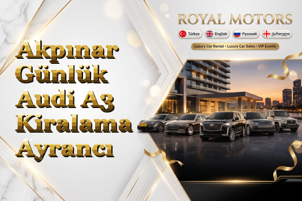 Akpınar Günlük Audi A3 Kiralama - Ayrancı