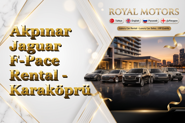 Akpınar Jaguar F-Pace Rental - Karaköprü